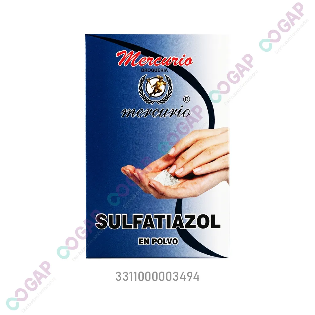 POLVO SULFATIAZOL CAJA C/50 SOBRES MERCURIO