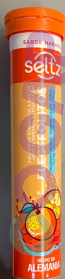 SELTZ ELECTROLITOS ORALES SABOR NARANJA