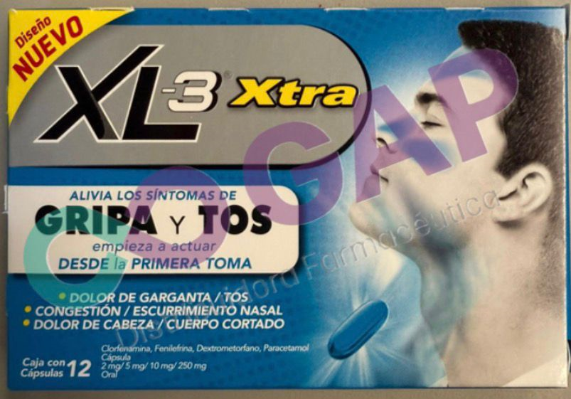 XL-3 GRIPA Y TOS 12 CAPSULAS