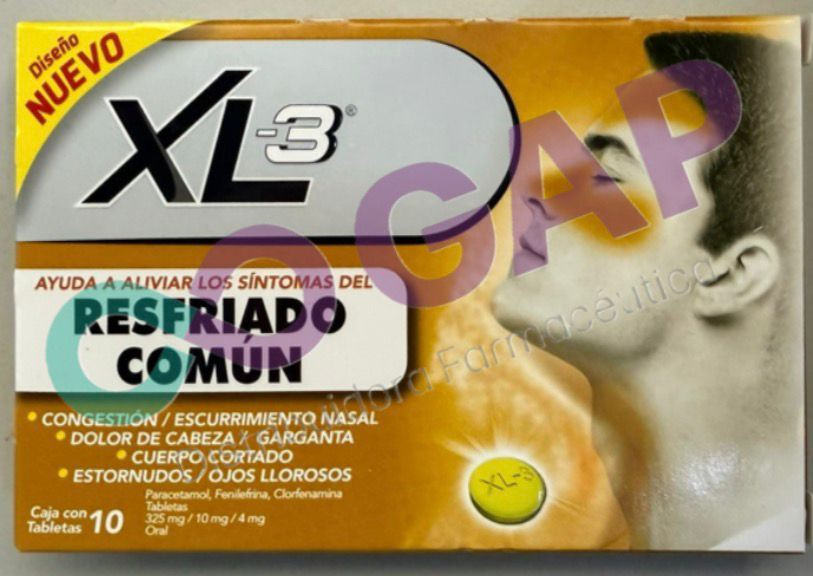 XL-3 ANTIGRIPAL 10 TABLETAS