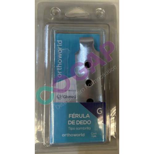 FERULA DE DEDO TIPO SOMBRILLA GRANDE 1 PZA