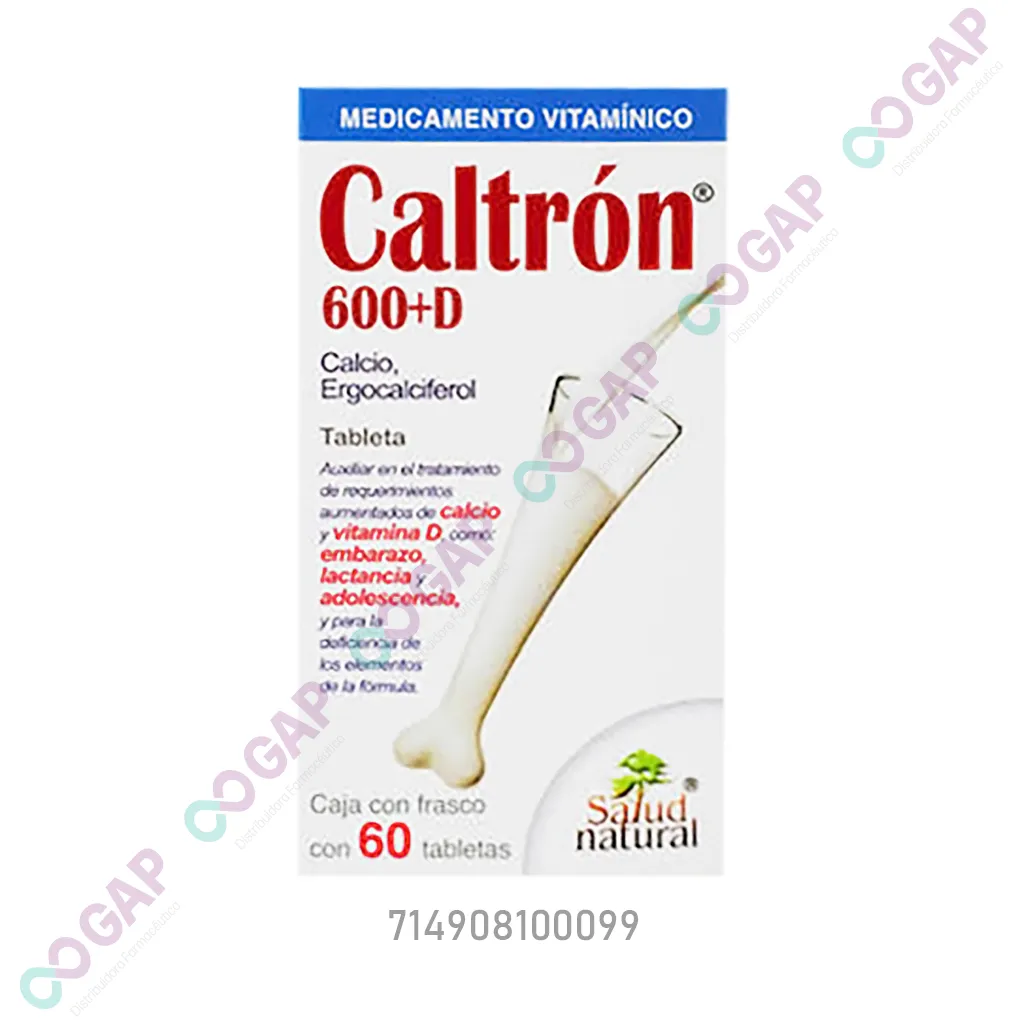 CALTRON 600+D 600MG/150UI C/60TAB
