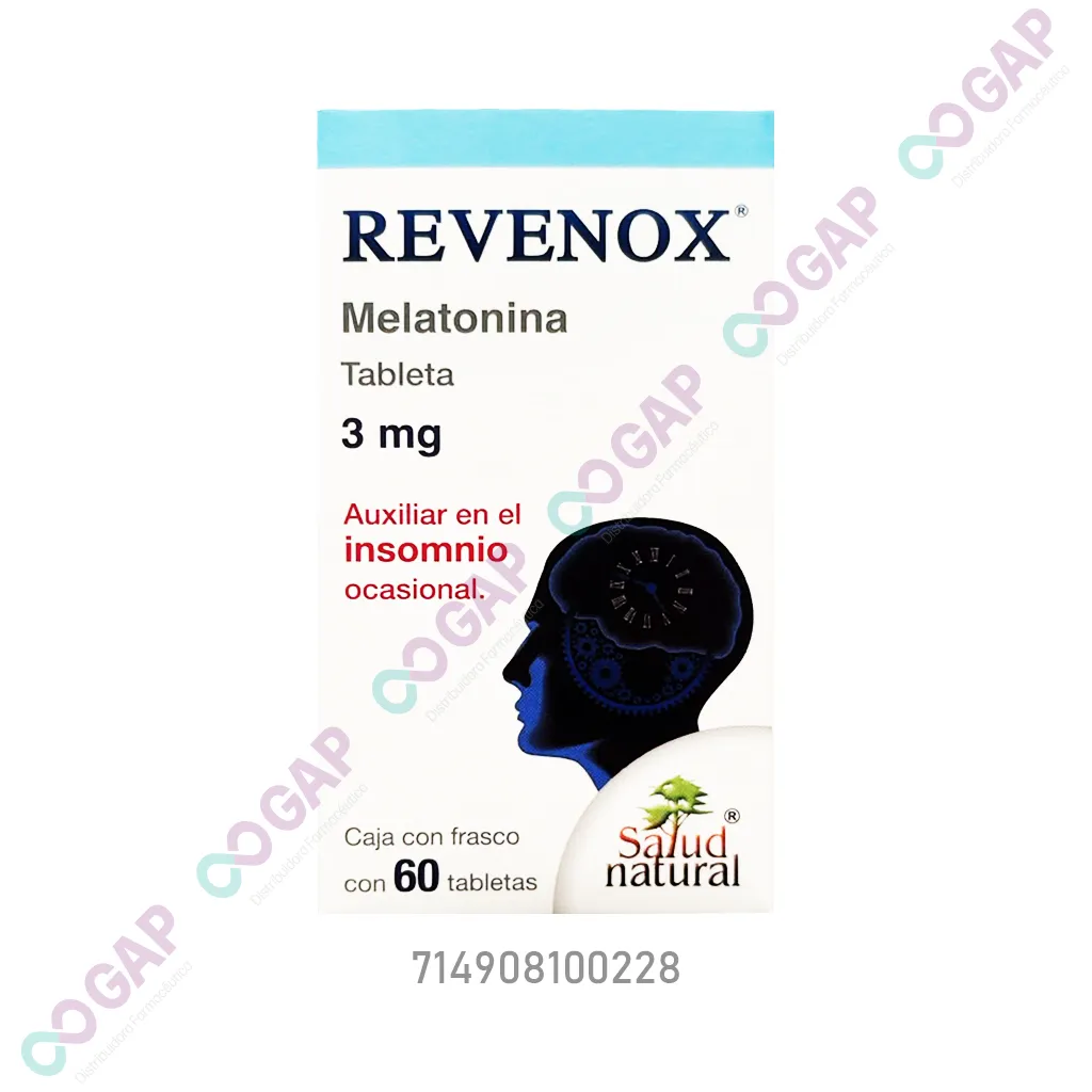 GE MELATONINA REVENOX 3 MG 60 TABLETAS