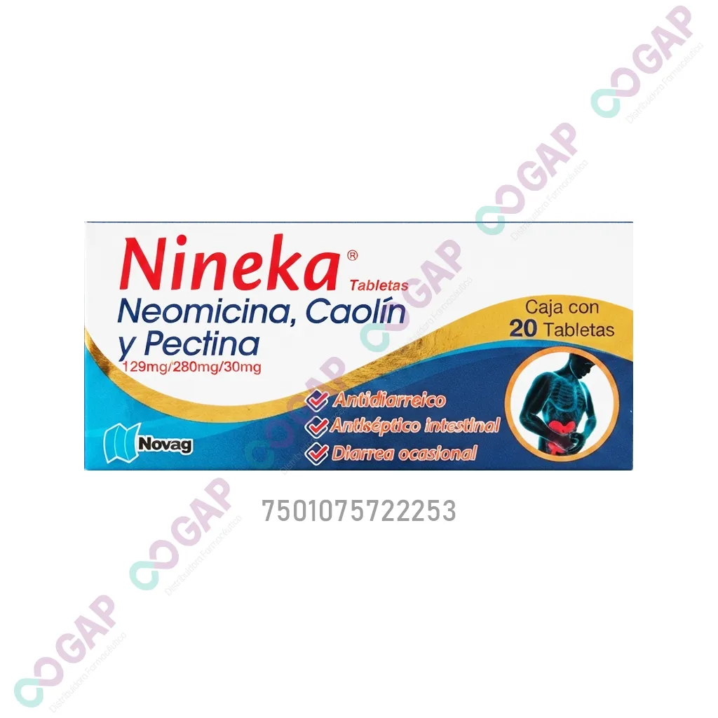 GE NEOMI/PECTINA/CAOLIN NINEKA 20 TABLETAS