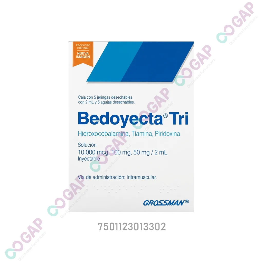 BEDOYECTA TRI SOL INY CAJA 5 JERINGAS