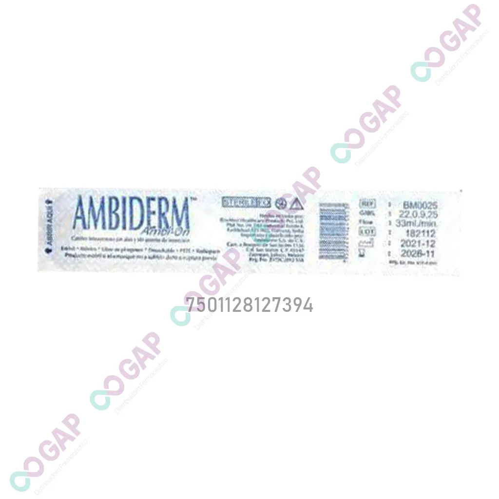 CATETER DLP 22GX25MM COLOR AZUL 1 PZA