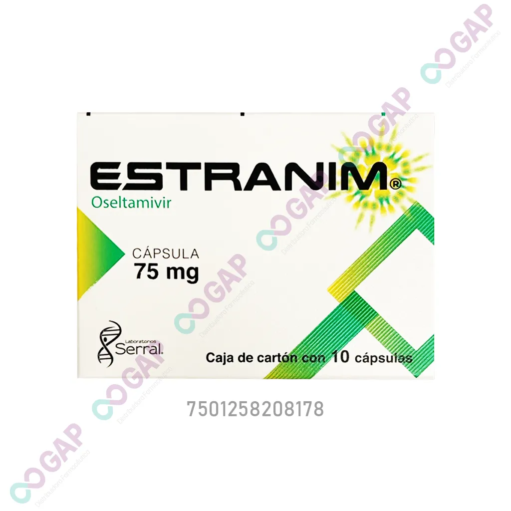 GE OSELTAMIVIR 75MG 10 CAP ESTRANIM