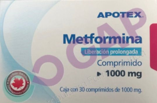 GE METFORMINA 1000MG C/30 COMP LP APOTEX
