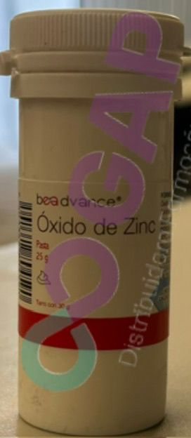 OXIDO DE ZINC PASTA TARRO 25 G