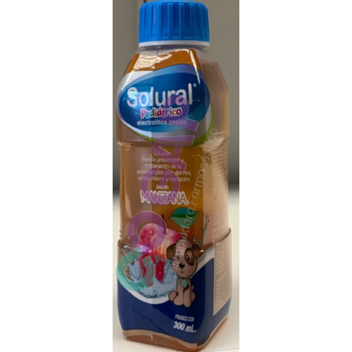 SOLURAL PEDIATRICO SABOR MANZANA 300 ML