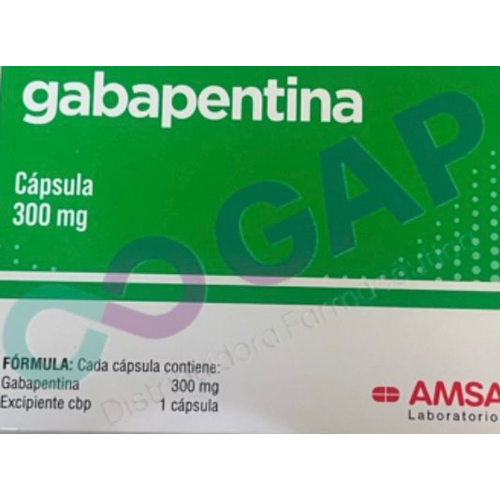GE GABAPENTINA AMSA 300 MG 15 CAPSULAS