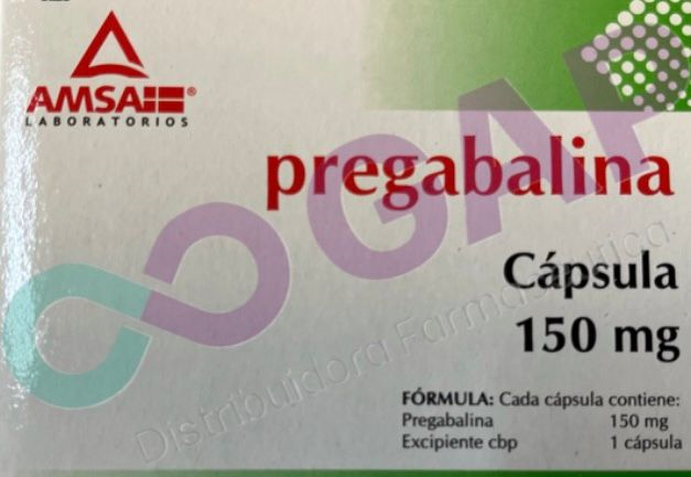 GE PREGABALINA AMSA 150 MG 14 CAPSULAS