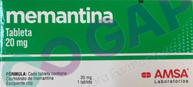 GE MEMANTINA AMSA 20 MG 28 TABLETAS