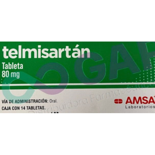 GE TELMISARTAN 80MG C/10 TAB AMSA