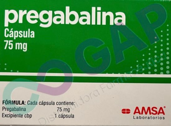 GE PREGABALINA AMSA 75 MG 14 CAPSULAS
