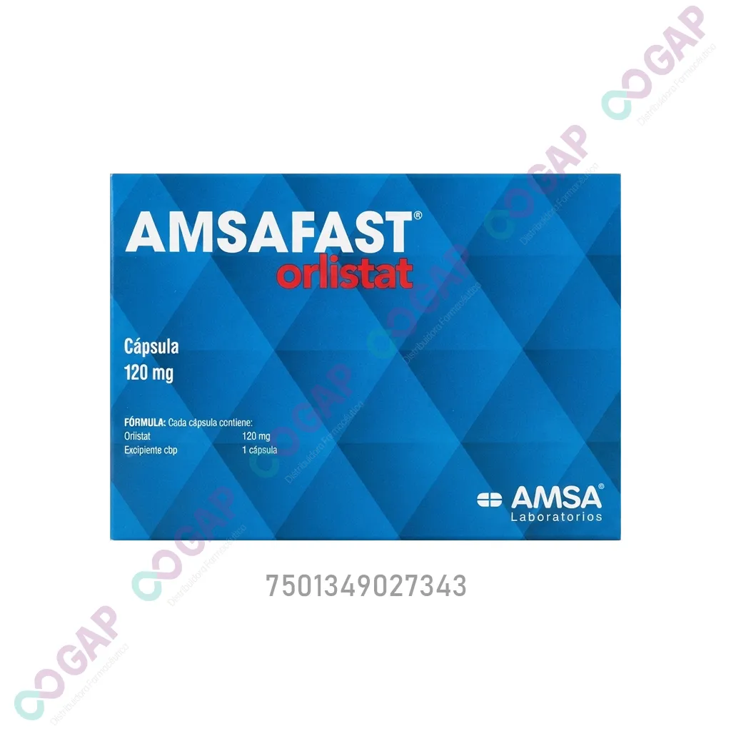GE ORLISTAT AMSAFAST CAP. 120 MG. CAJA C/21