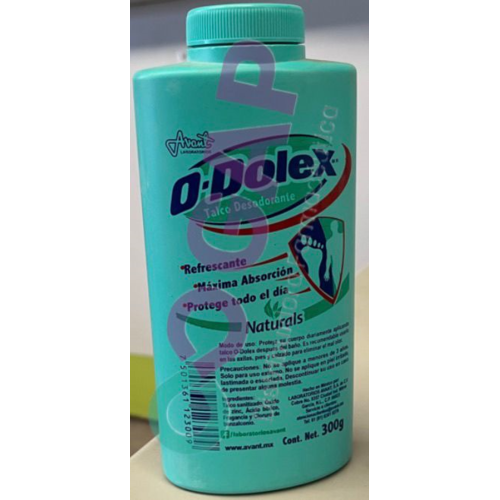 TALCO O-DOLEX NATURALS VERDE 300 G