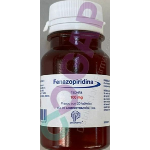 GE FENAZOPIRIDINA 100 MG 20 TABLETAS