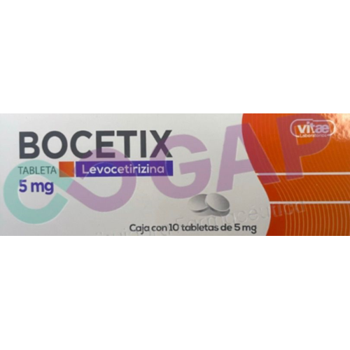 GE LEVOCETIRIZINA BOCETIX 5 MG 10 TABLETAS