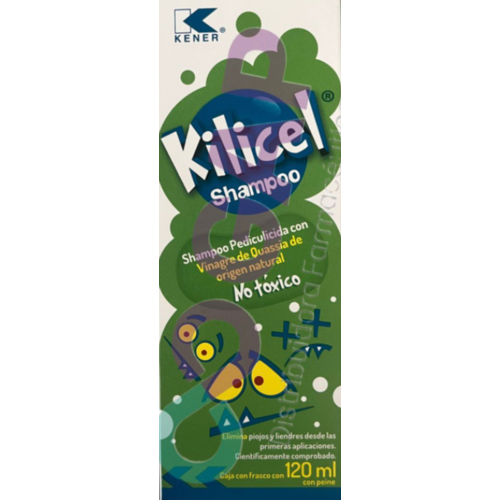 KILICEL SHAMPOO FCO 120 ML C/PEINE