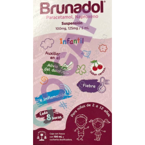 GE NAPROXE/PARACET BRUNADOL SUSP INF 100 ML