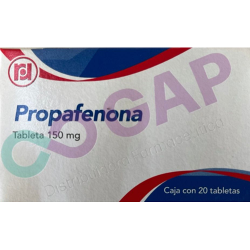 GE PROPAFENONA RANDALL 150 MG 20 TABLETAS