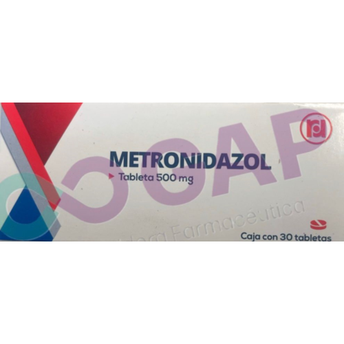 GE METRONIDAZOL RANDALL 500 MG 30 TABLETAS