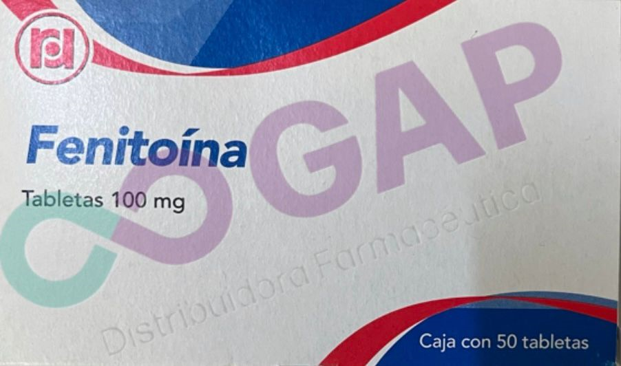 GE FENITOINA RANDALL 100 MG 50 TABLETAS