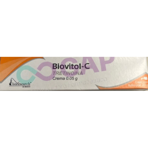 GE TRETINOINA BIOVITOL-C CREMA 0.05 G TUBO 20 G