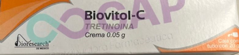 GE TRETINOINA BIOVITOL-C CREMA 0.05 G TUBO 20 G