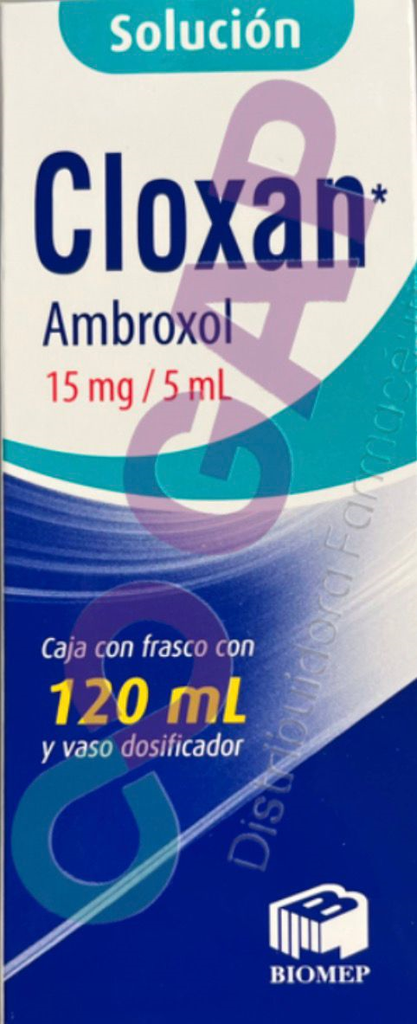 GE AMBROXOL 15MG/5ML CLOXAN 120ML