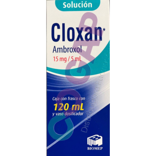 GE AMBROXOL 15MG/5ML CLOXAN 120ML