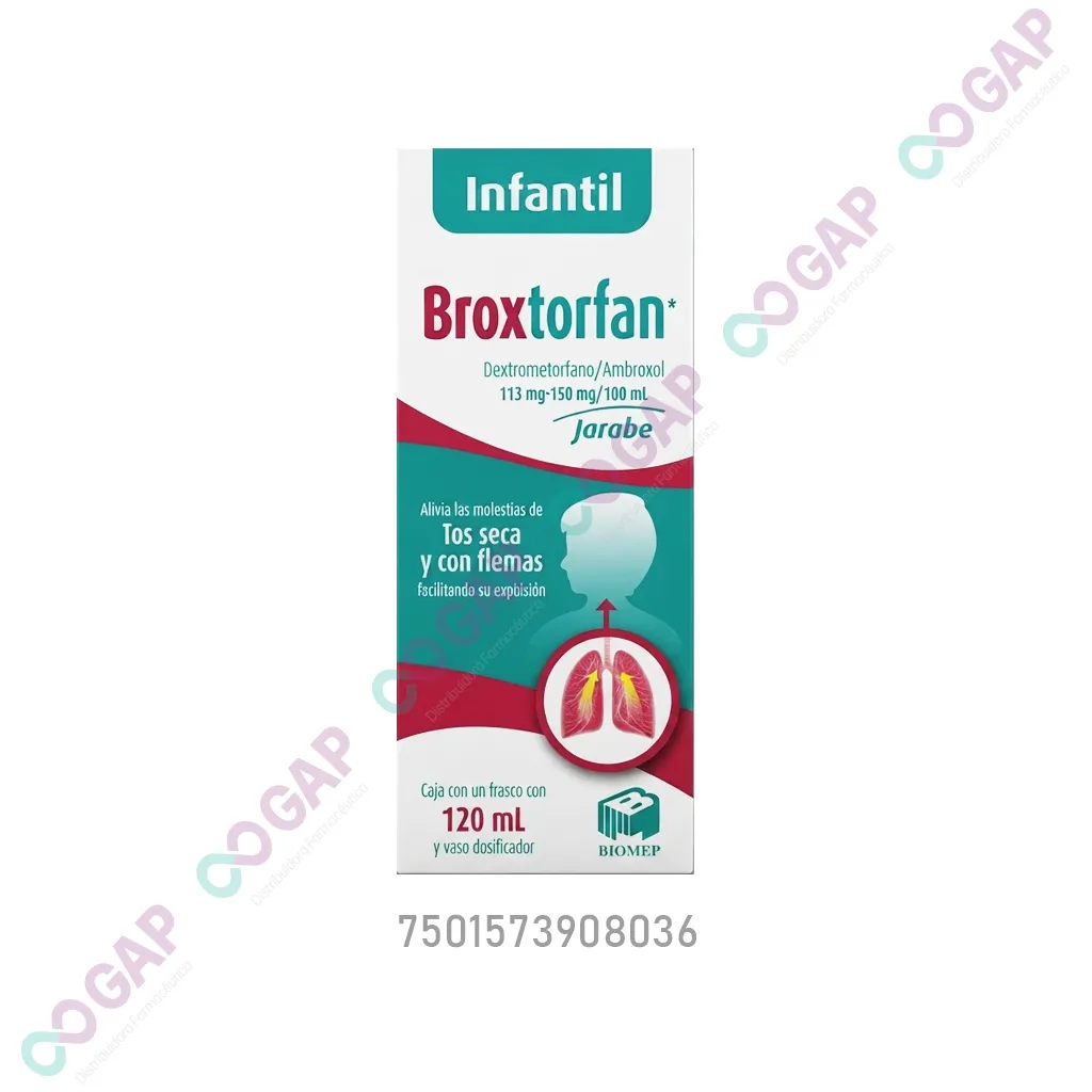 GE AMBROXOL/DEXTROMETOR BROXTORFAN JBE INF FCO 120 ML