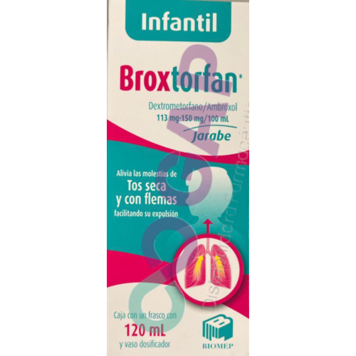 GE AMBROXOL/DEXTROMETOR BROXTORFAN JBE INF FCO 120 ML