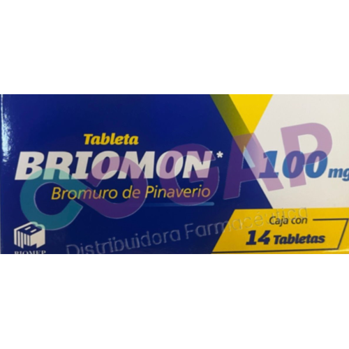 GE BROMURO DE PINAVERIO BRIOMON 100 MG 14 TABLETAS