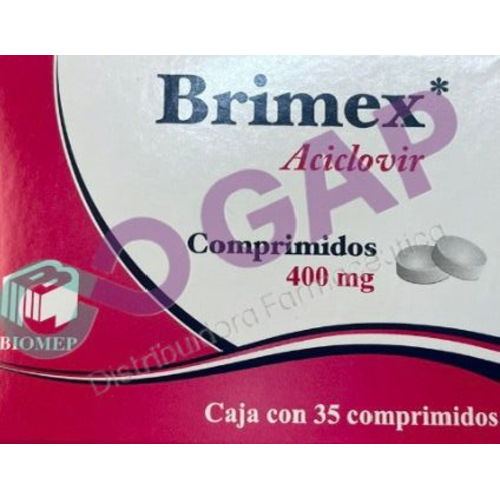 GE ACICLOVIR BRIMEX 400 MG 35 COMPRIMIDOS