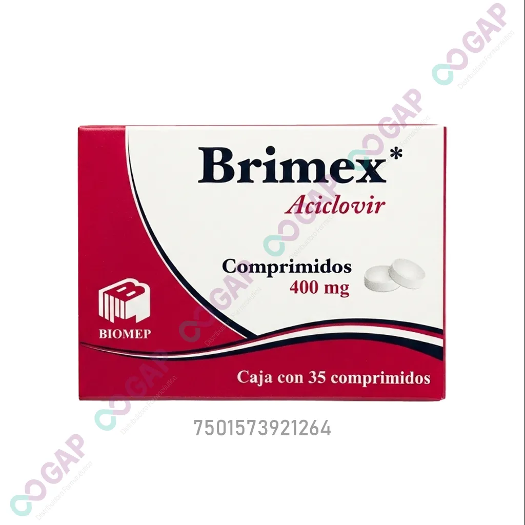 GE ACICLOVIR BRIMEX 400 MG 35 COMPRIMIDOS