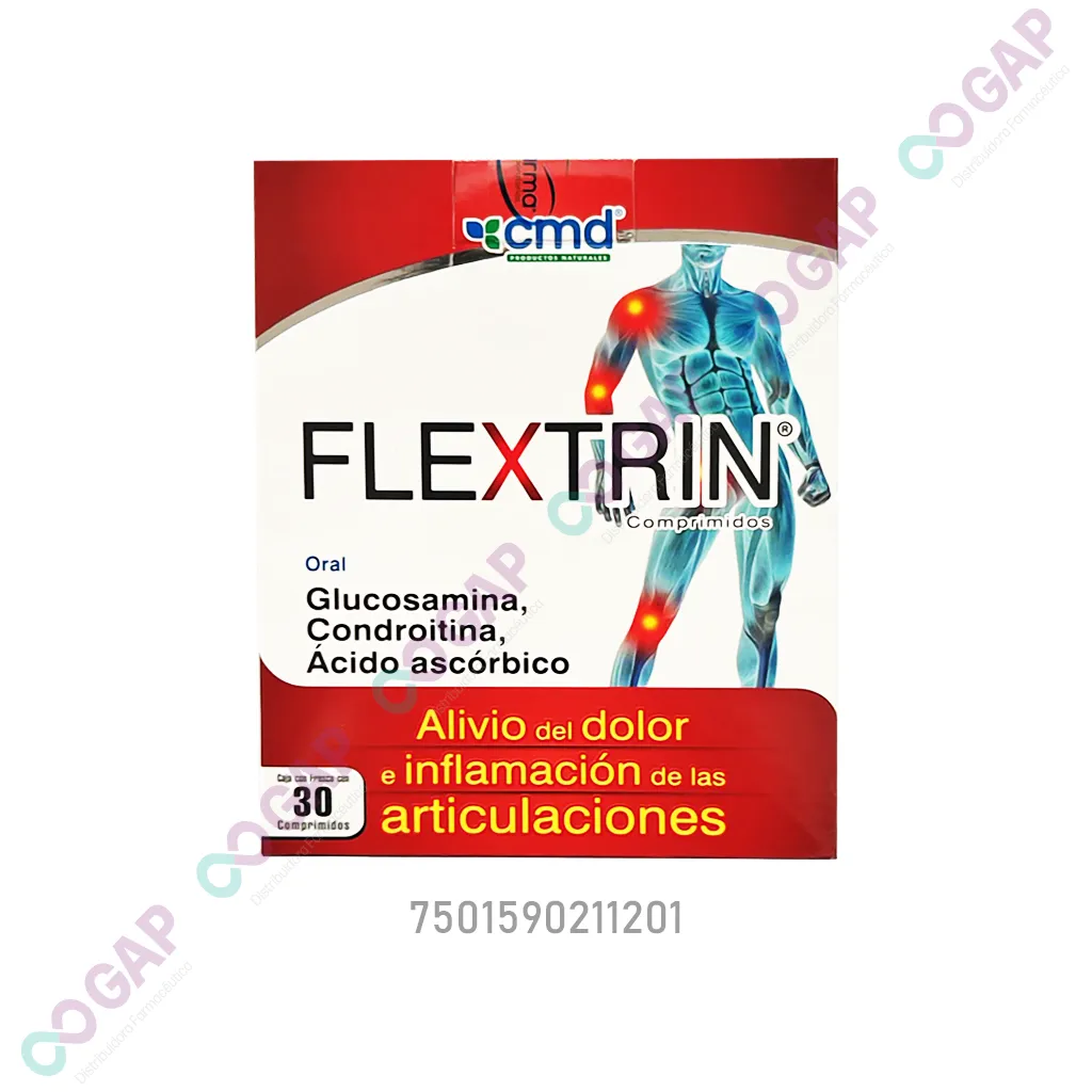GE GLUCOSAMINA/CONDRO/AC ASCORBICO FLEXTRIN 30 COMP