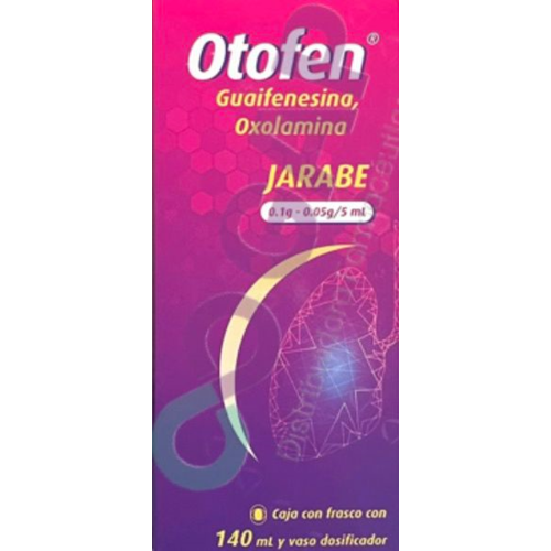 GE OXOLAMINA/GUIAFENESINA OTOFEN JBE FCO 140 ML