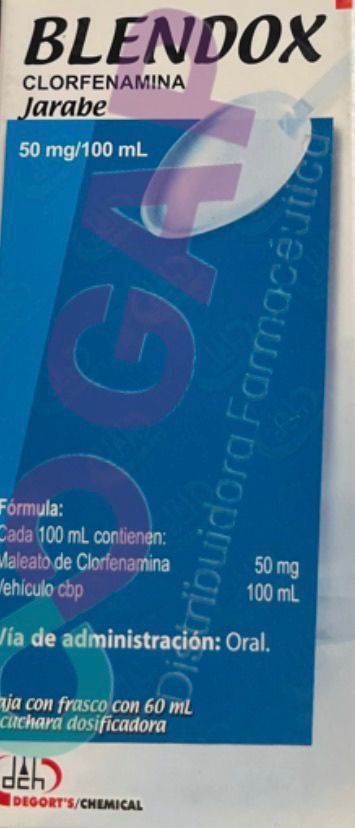 GE CLORFENAMINA BLENDOX JARABE 60 ML