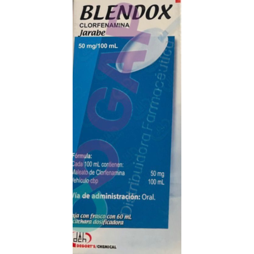 GE CLORFENAMINA BLENDOX JARABE 60 ML