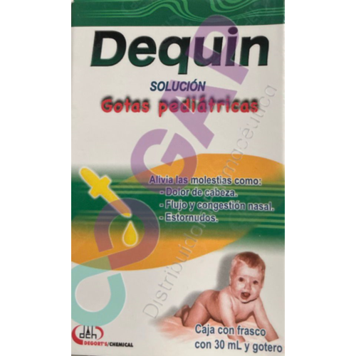 GE GUAIF/FENIL/CLORF/PARACE DEQUIN SOL GTS PED 30 ML
