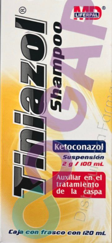 GE KETOCONAZOL TINIAZOL SHAMPOO 120 ML