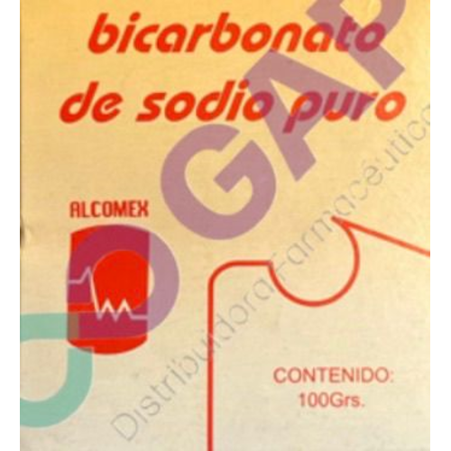 BICARBONATO DE SODIO PURO ALCOMEX CAJA C/100 G