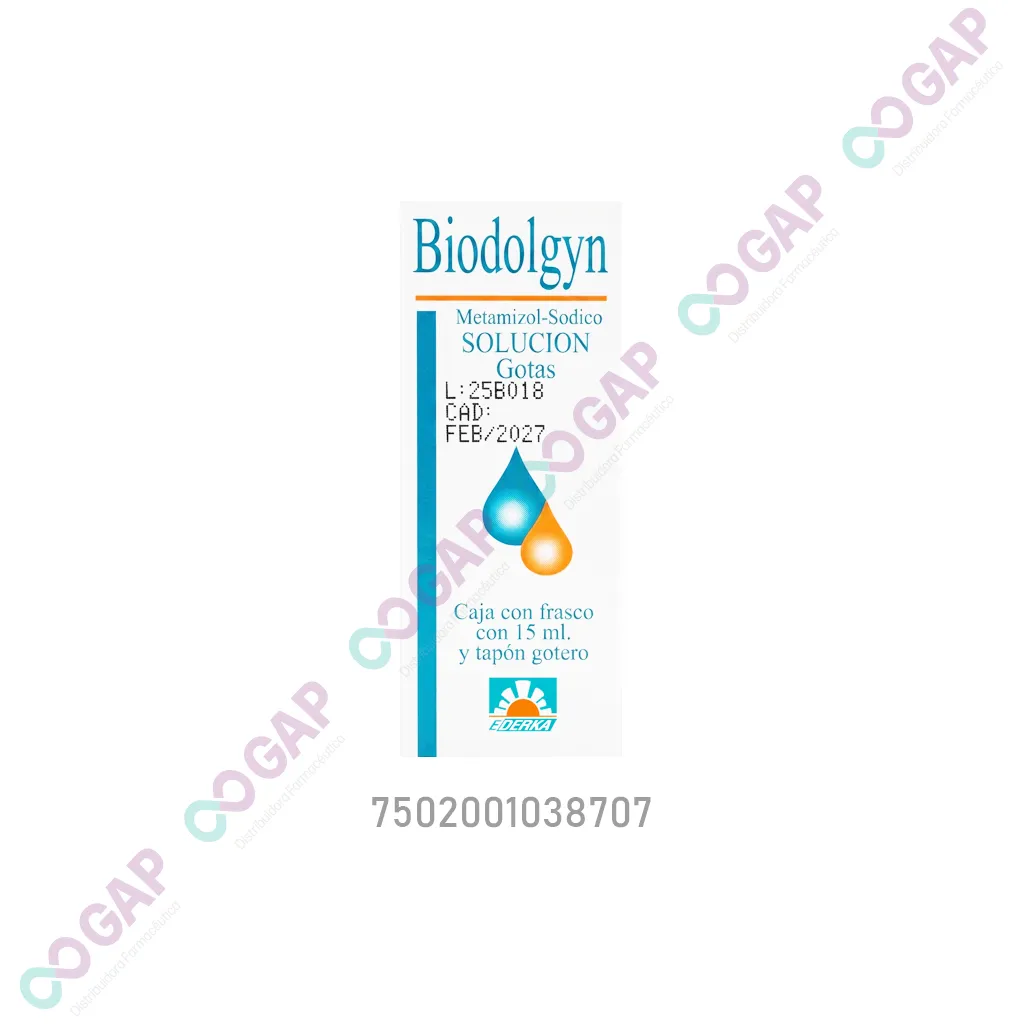 GE METAMIZOL SODICO BIODOLGYN SOL GTS 15 ML