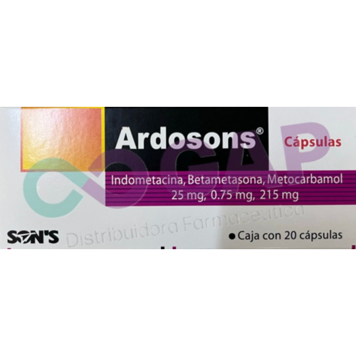 GE INDOM/BETAM/METOC ARDOSONS 20 CAPSULAS