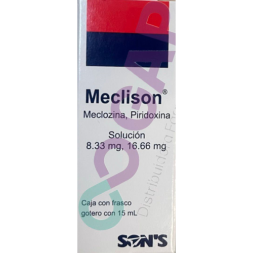 GE MECLIZINA/PIRIDOXINA MECLISON SOL GTS 8.33MG/16.66MG 15 ML