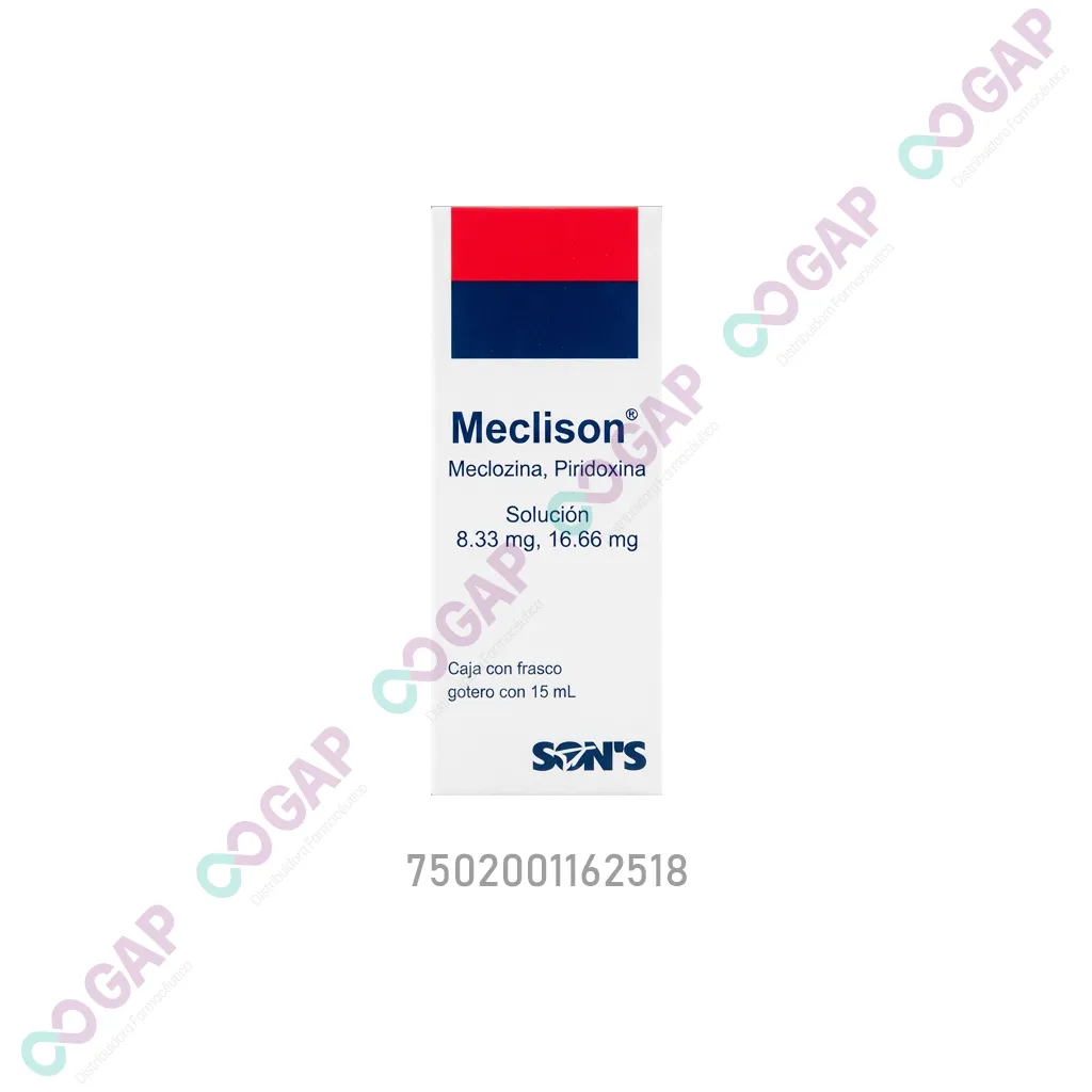 GE MECLIZINA/PIRIDOXINA MECLISON SOL GTS 8.33MG/16.66MG 15 ML