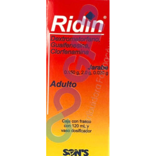GE DEXTRO/GUIFEN/CLORFENA RIDIN AD JBE 120 ML