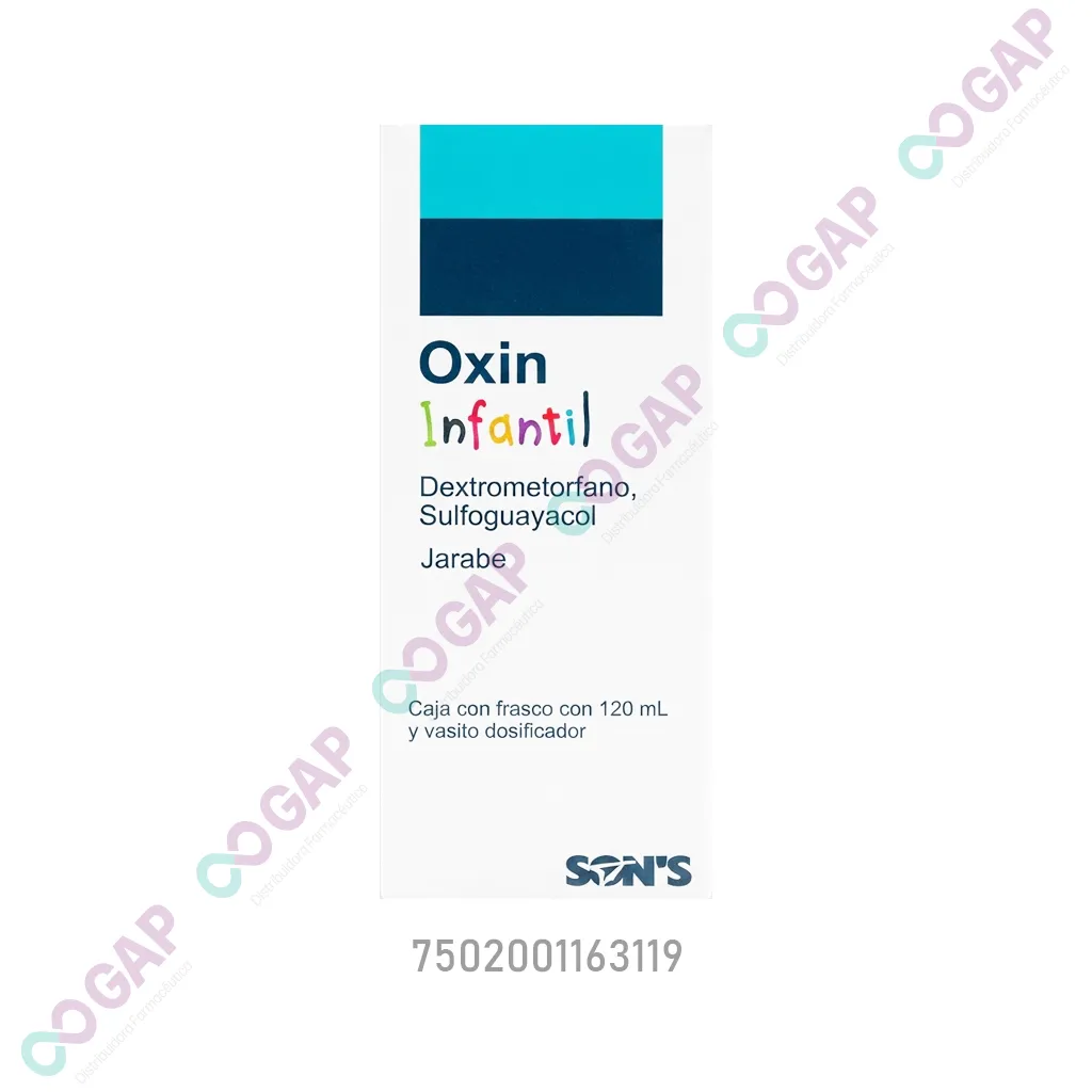 GE DEXTROMETORFANO/SULFOGUAYACOL OXIN INFANTIL JBE 120 ML